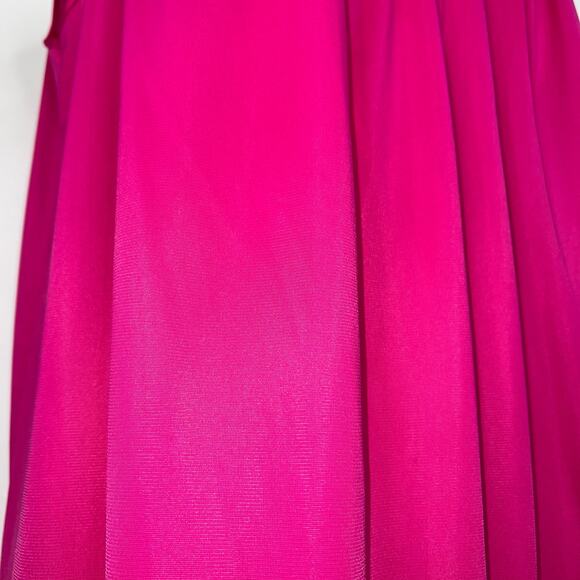 Vintage Vainly Fair Hot Pink V-Neck Sleeveless Nightgown Slip XL Made in the USA - Picture 11 of 12
